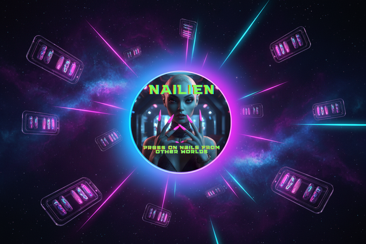 Nailien Header – uppladdad logga i mitten